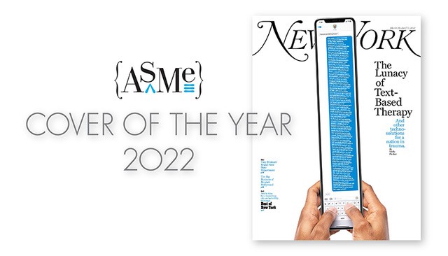ASME Best Cover Contest Cover of the Year 2022 - New York Magazine